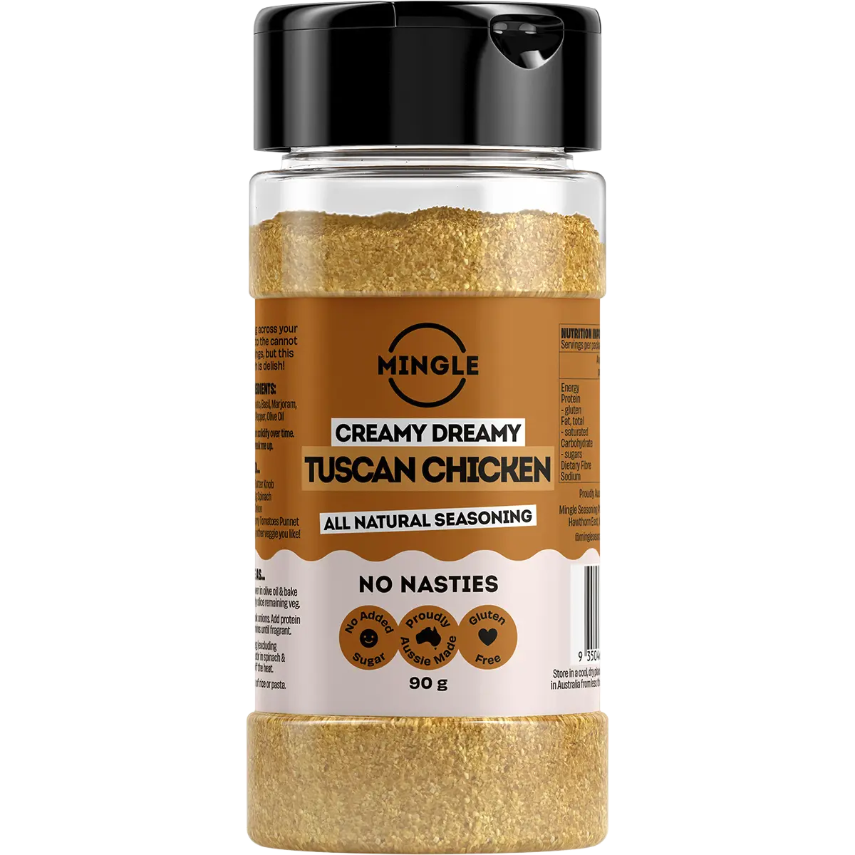 Mingle Tuscan Chicken All Natural Seasoning 90g