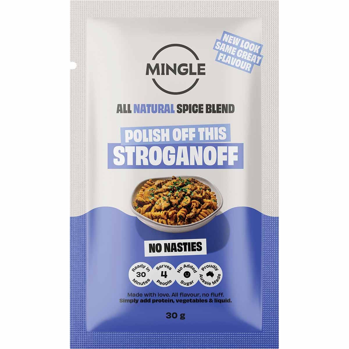 Mingle Natural Seasoning Blend Stroganoff 30g x 6