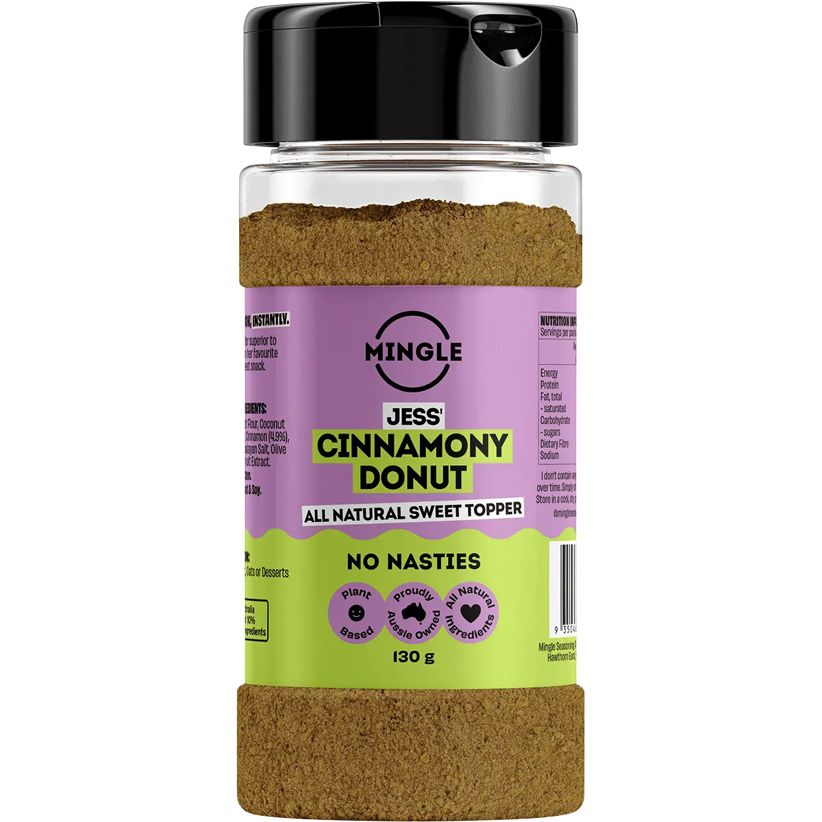 Mingle Jess' Cinnamony Donut All Natural Sweet Topper 130g