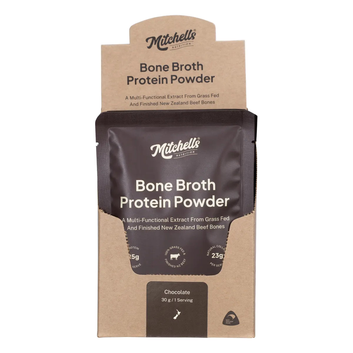 Mitchells Nutrition Bone Broth Protein Powder Chocolate