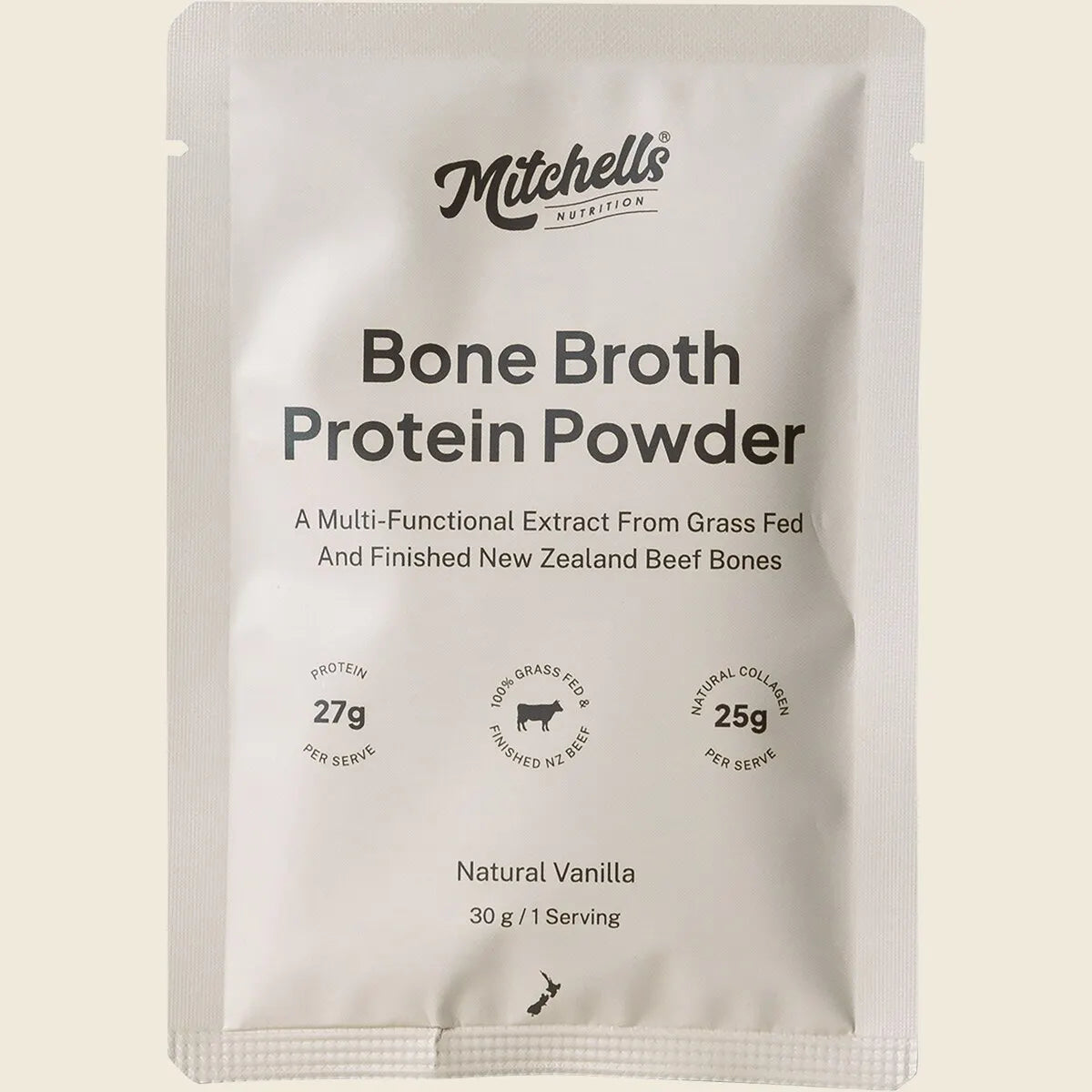 Mitchells Nutrition Bone Broth Protein Powder 30g Sachet