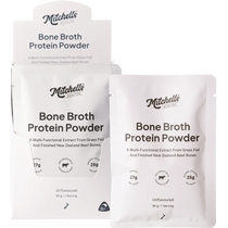 Mitchells Nutrition Bone Broth Protein Powder 30g Sachet — front pack image (UHP)