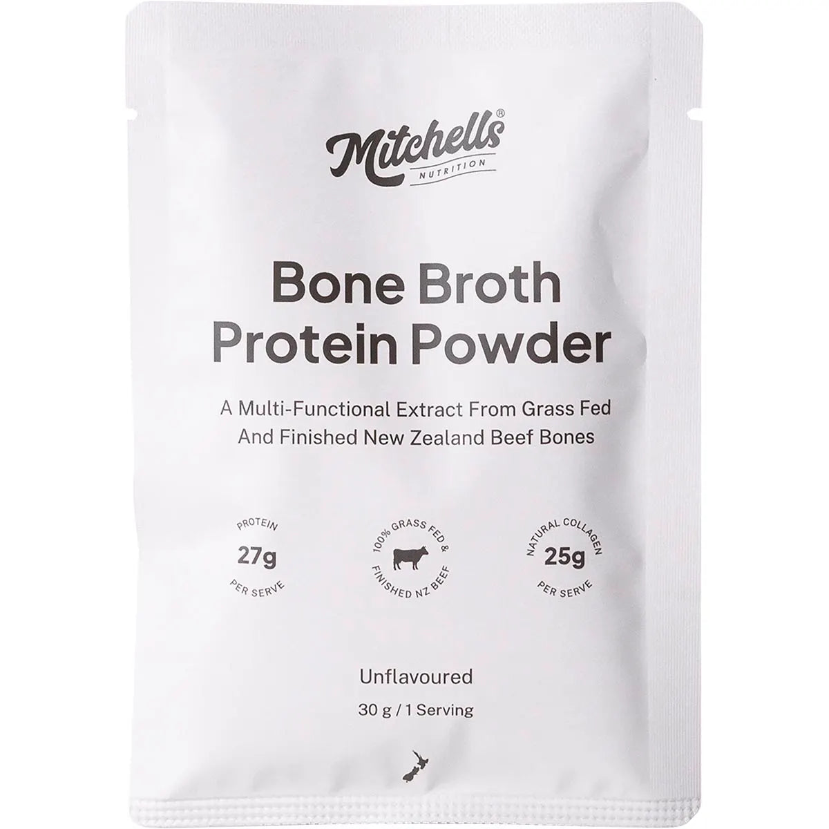 Mitchells Nutrition Bone Broth Protein Powder 30g Sachet