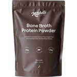 Mitchells Nutrition Bone Broth Protein Powder Chocolate — front pack image (UHP)