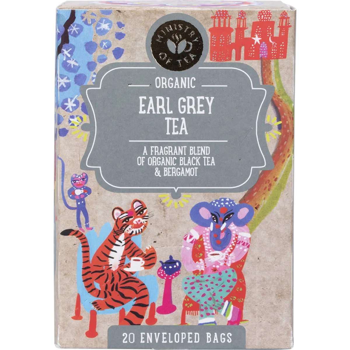Ministry of Tea Organic Earl Grey Tea Bags 25pk