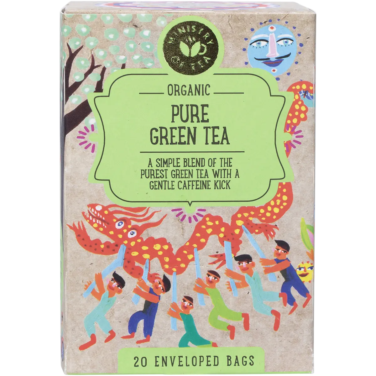 Ministry of Tea Organic Pure Green Tea Bags 20pk