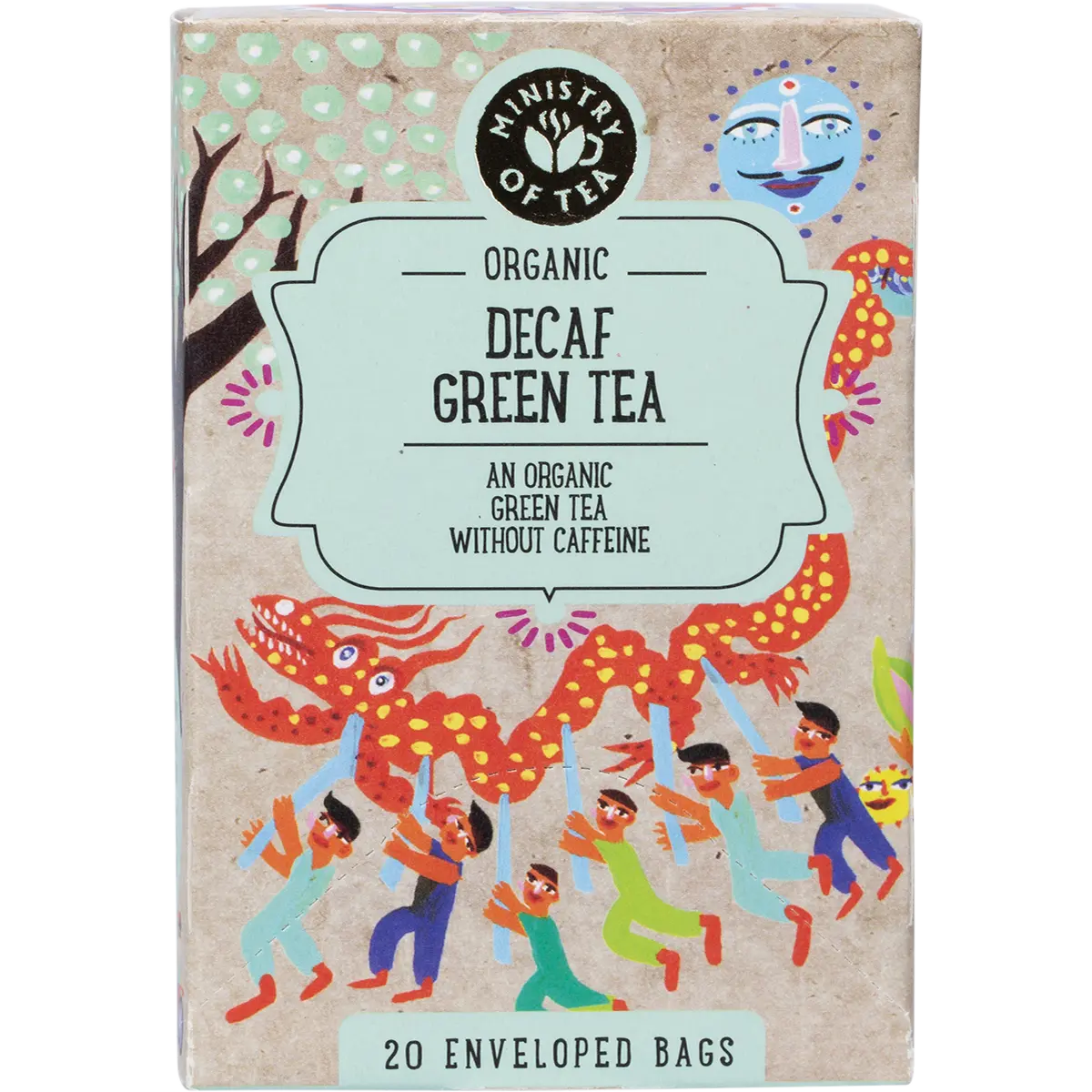 Ministry of Tea Organic Decaf Green Tea Bags 20pk