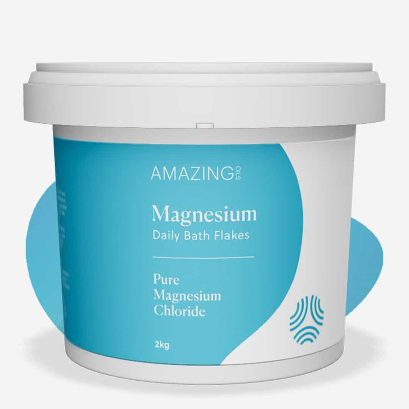 Amazing Oils Magnesium Daily Bath Flakes Pure Magnesium Chloride