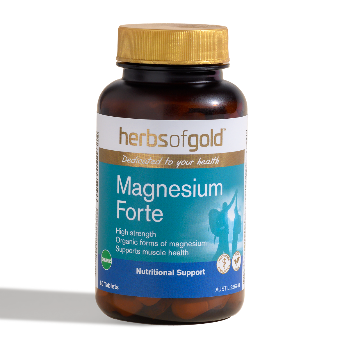 Herbs of Gold Magnesium Forte Organic