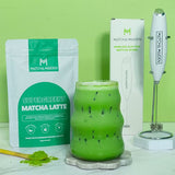Matcha Maiden Supergreens Matcha Latte — iced matcha recipe lifestyle image