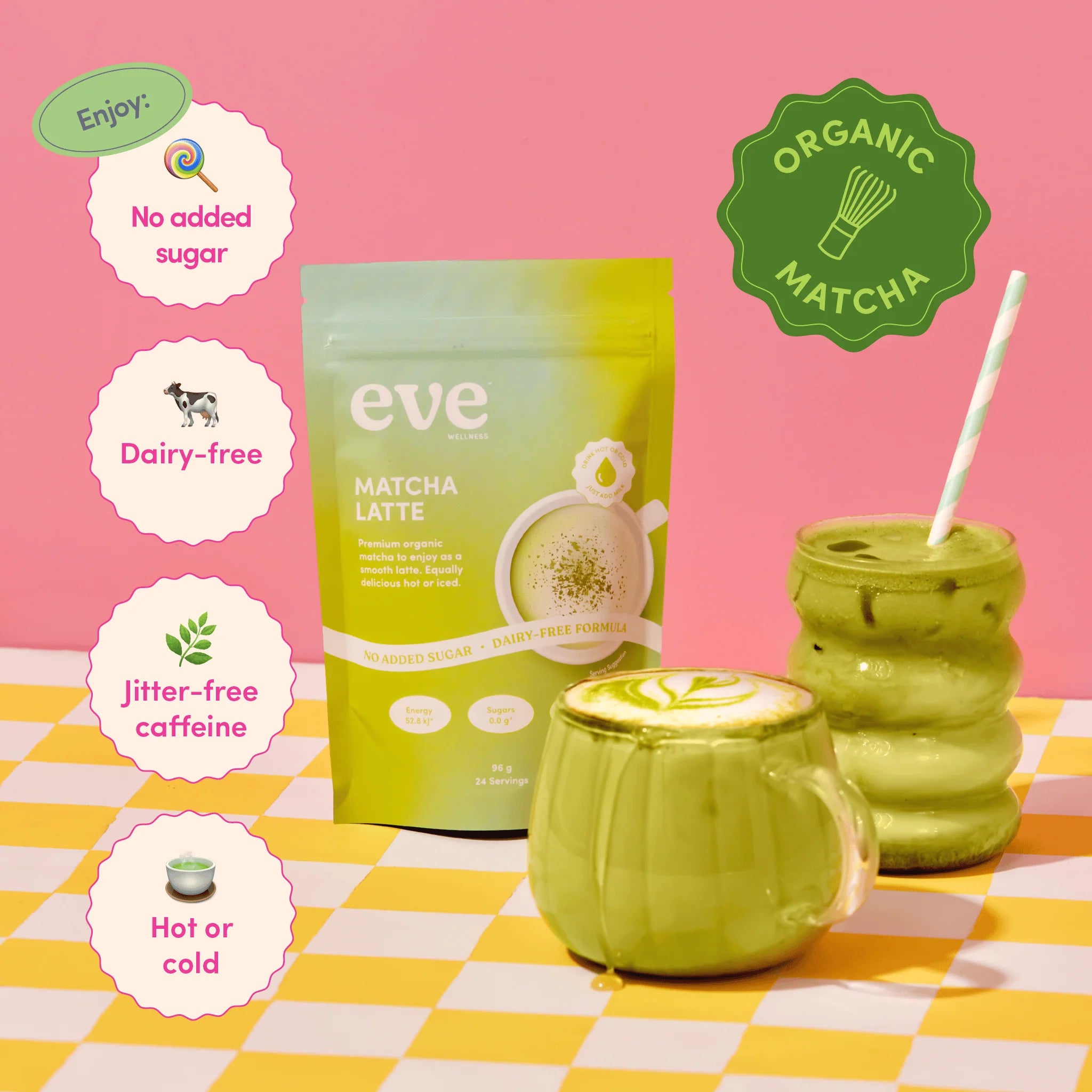 Eve Wellness Matcha Latte 96g