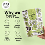 Happy Way Vegan Protein Powder Matcha Latte 500g
