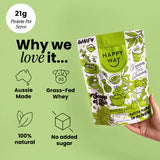 Happy Way Whey Protein Powder Matcha Latte 500g