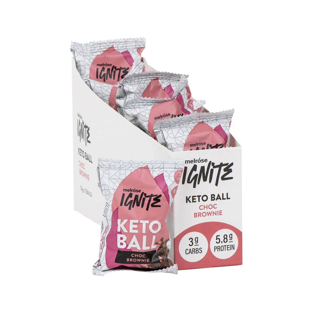 Melrose Ignite Keto Ball Choc Brownie 35g x 12