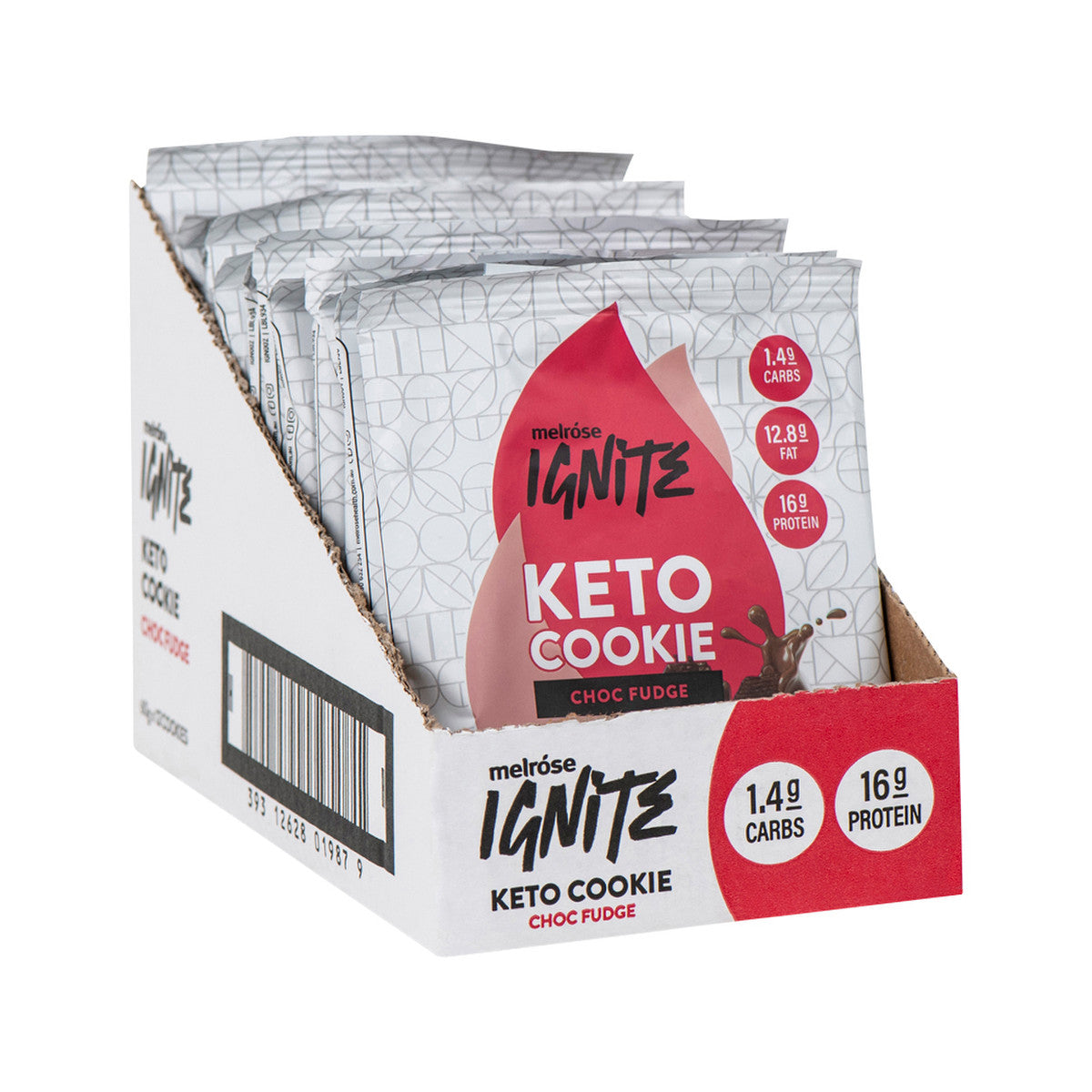 Melrose Ignite Keto Cookie Choc Fudge 60g x 12