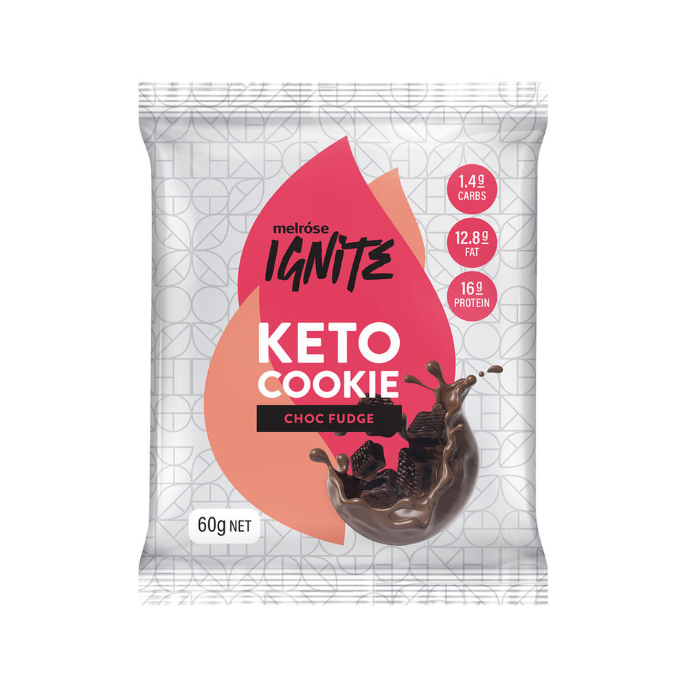 Melrose Ignite Keto Cookie Choc Fudge 60g x 12