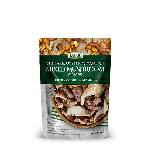 DJ&A Mixed Mushroom Crisps 12x30g