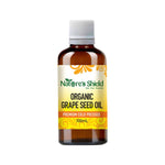 Nature's Shield Organic Grape Seed Oil 100ml higher resolution front image
