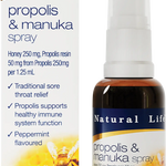 Natural Life Propolis & Manuka Spray 30ml — front pack image (UHP)
