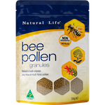Natural Life Bee Pollen Granules 250g — front pack image (UHP)