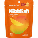 Nibblish Gently Baked Mango 80g — front pack image (UHP)