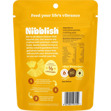Nibblish Gently Baked Pineapple 80g — back pack image (UHP)