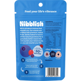Nibblish Gently Baked Mixed Berries 80g — back pack image (UHP)