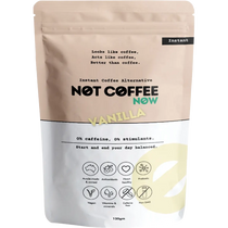 Not Coffee Instant Coffee Alternative Vanilla 120g — front pack image (UHP)