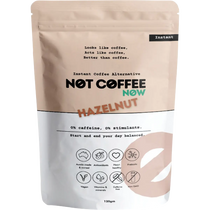 Not Coffee Instant Coffee Alternative Hazelnut 120g — front pack image (UHP)