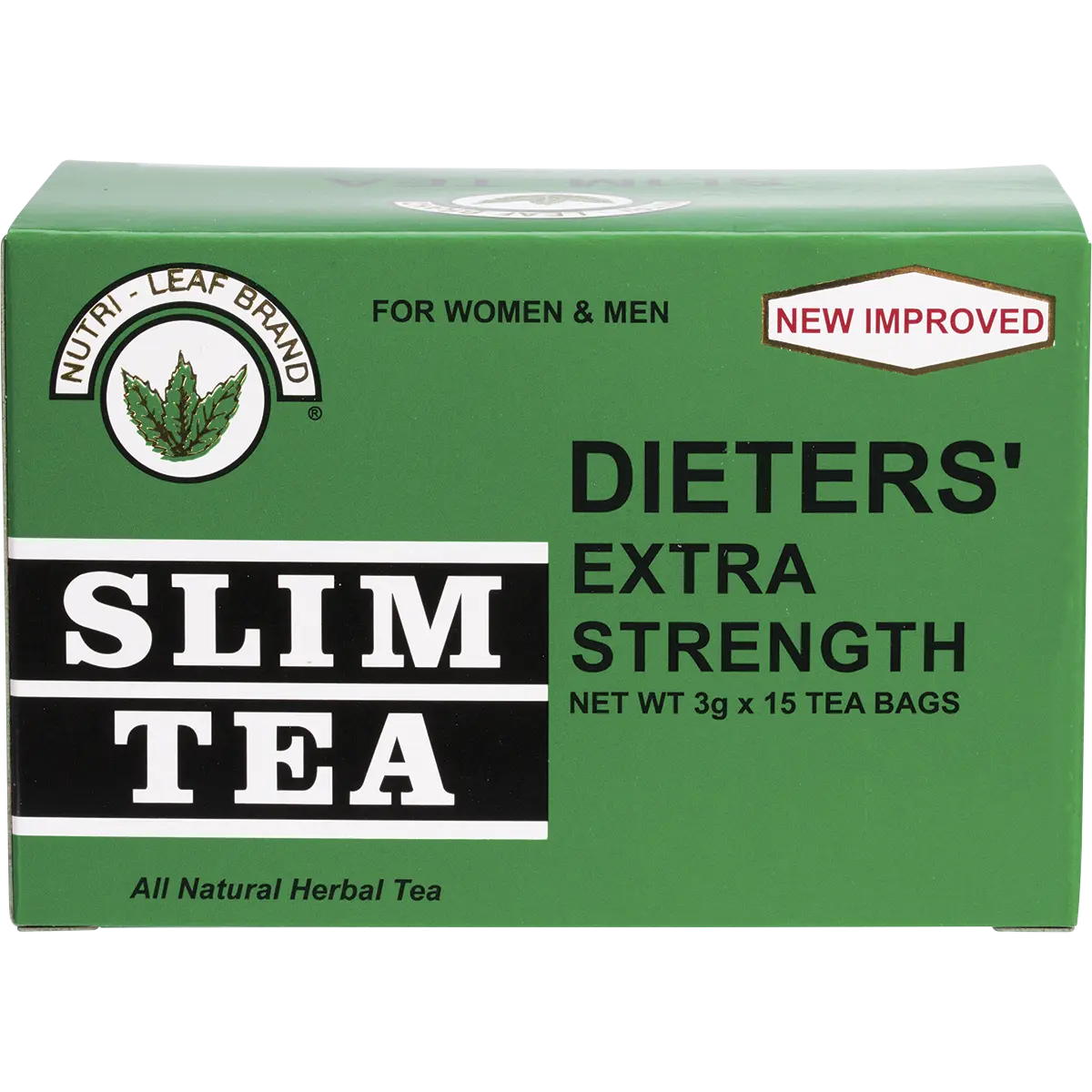 Nutri-Leaf Herbal Tea Bags Slim Tea — front pack image (UHP)