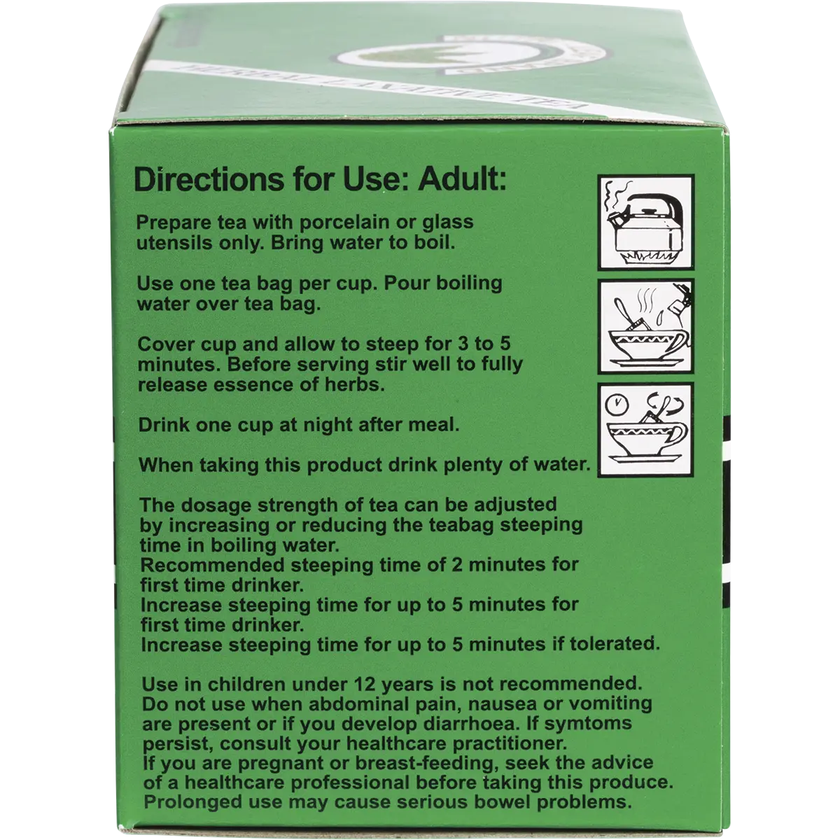 Nutri-Leaf Dieter's Slim Herbal Tea — side pack image (UHP)