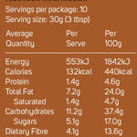 Power Super Foods Tigernuts Whole - Origin Cert Org 300g — official nutrition information