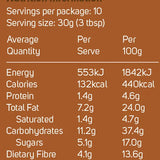 Power Super Foods Tigernuts Whole - Origin Cert Org 300g — official nutrition information