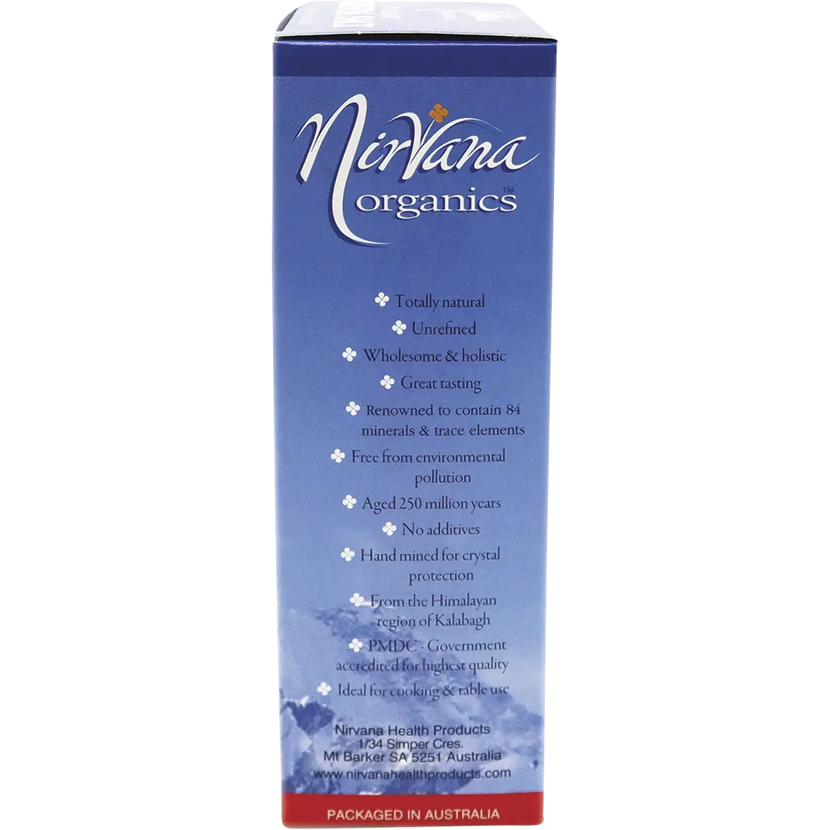 Nirvana Organics Nirvana Organics Himalayan Salt Medium 1kg UHP source image 4