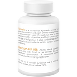 Nature's Help Organic Turmeric With Black Pepper & Ginger 120 Capsules — side pack image (UHP)