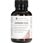 Nature's Help Harmony Plus Enhanced Menopause Relief 120 Caps — front pack image (UHP)