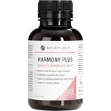 Nature's Help Harmony Plus Enhanced Menopause Relief 120 Caps — front pack image (UHP)