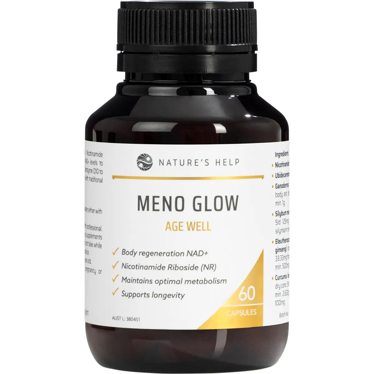 Nature's Help Meno Glow Age Well 60 Caps