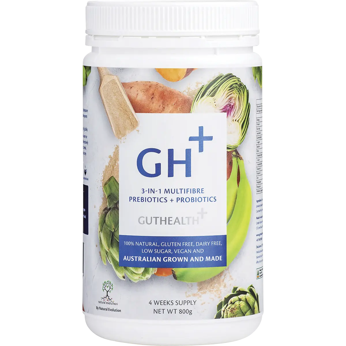Natural Evolution GH+ Prebiotics + Probiotics 3-in-1 Multifibre — official UHP product image 2