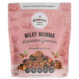 The Monday Food Co Milky Mumma Lactation Granola Almond Berry Crunch 400g