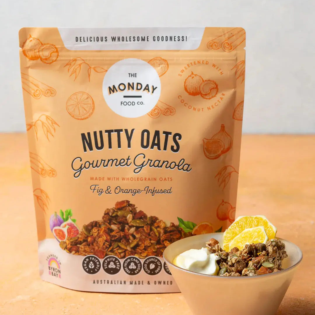 The Monday Food Co Nutty Oats Gourmet Granola Fig & Orange-Infused 400g product image 3