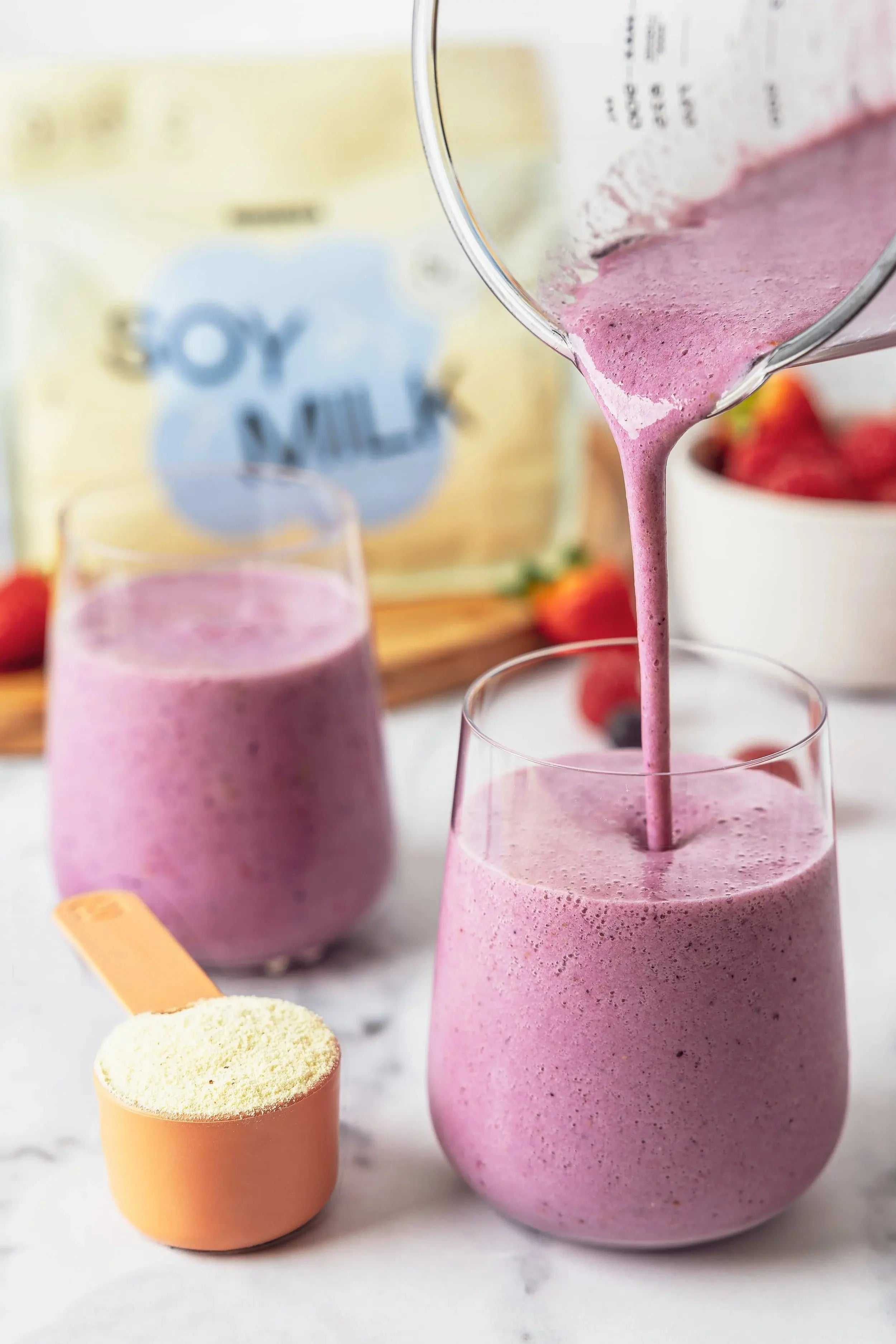Nimbus Soy Milk smoothie lifestyle image