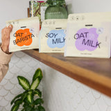 Nimbus plant milk range on shelf