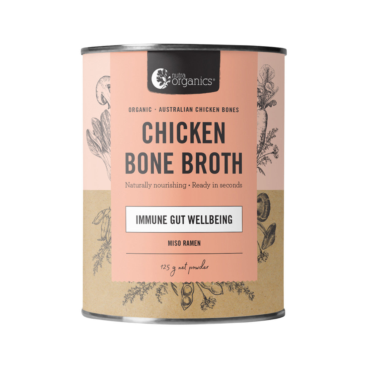 (Clearance!) Nutra Organics Organic Bone Broth Chicken Miso Ramen 125g