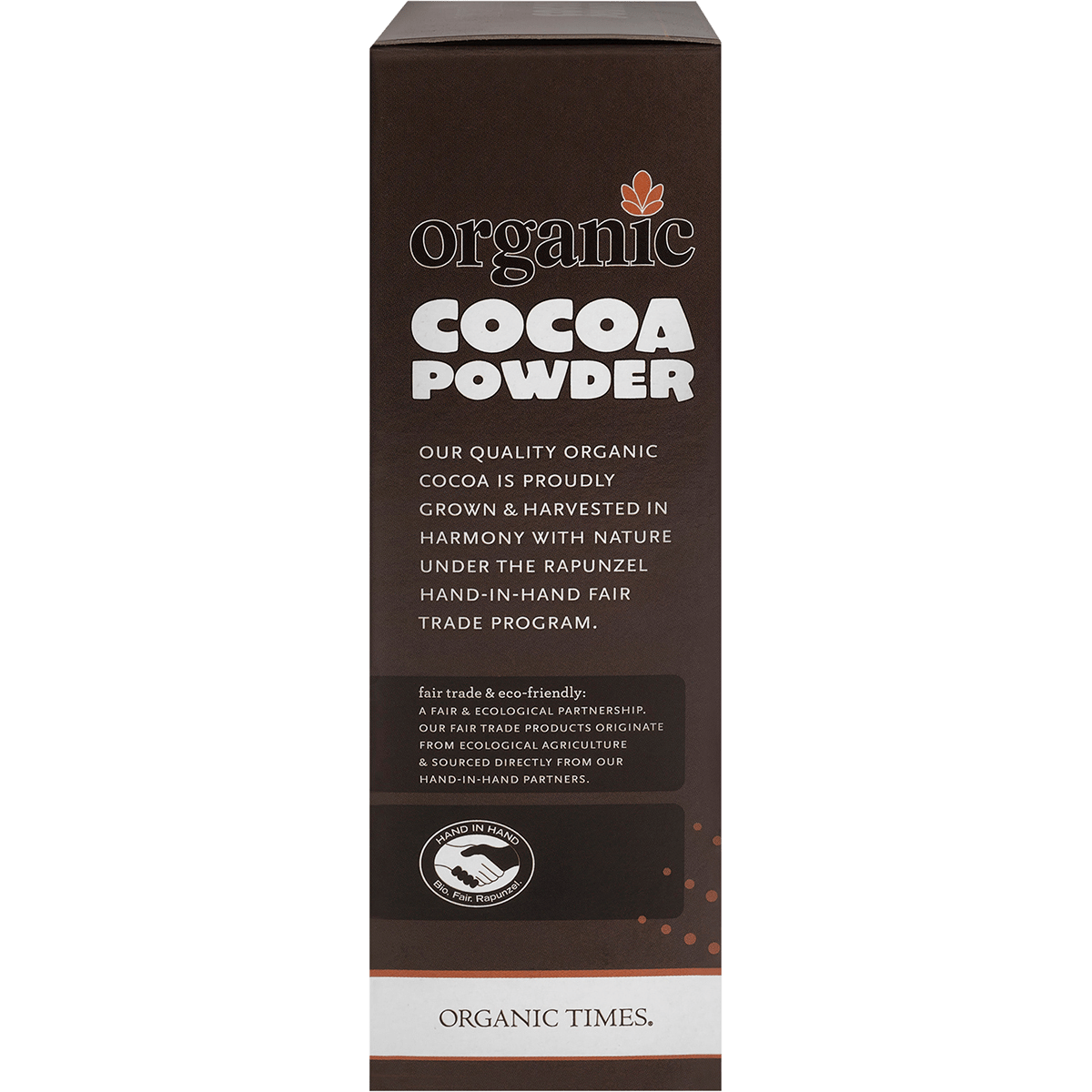 Organic Times Cocoa Powder 200g left-side image