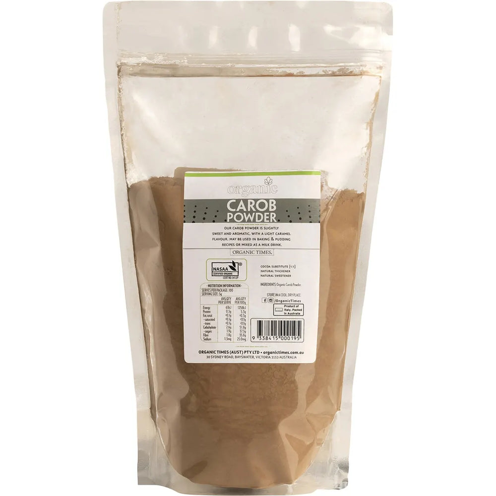 Organic Times Carob Powder 500g