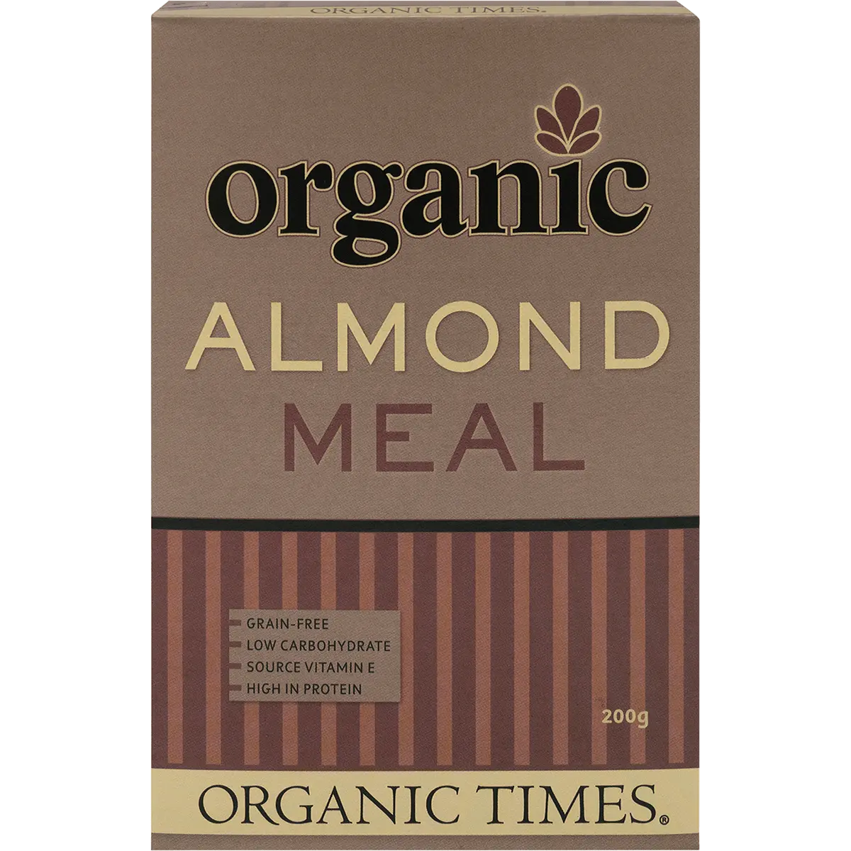 Organic Times Almond Meal 200g — front pack image (UHP)