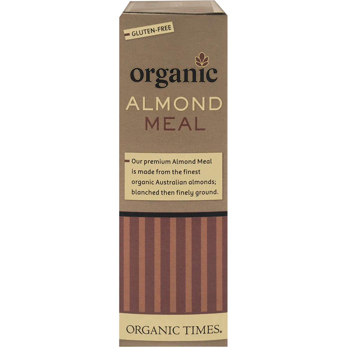 Organic Times Almond Meal 200g — side pack image (UHP)