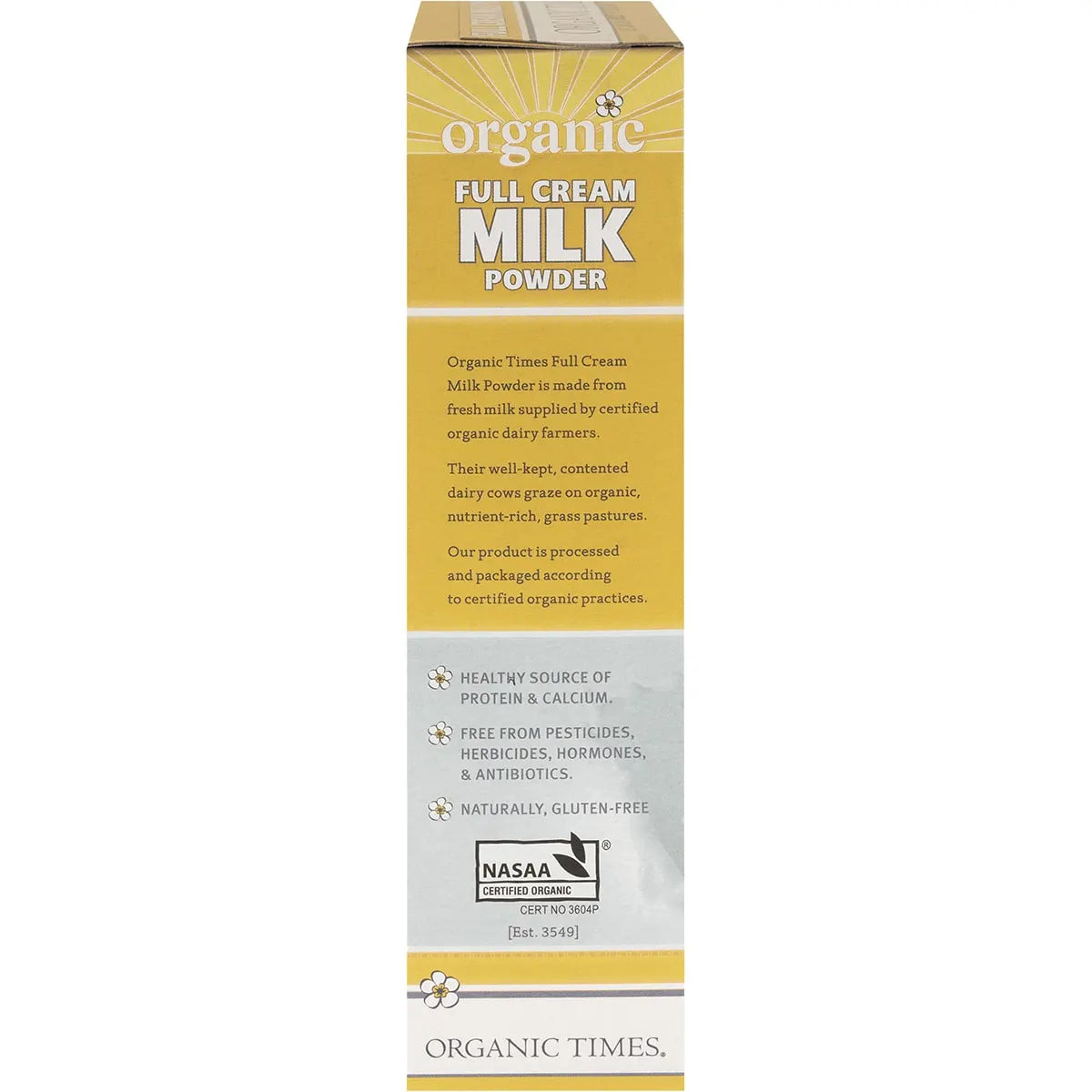 Organic Times Milk Powder Full Cream 300g