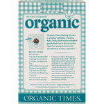 Organic Times Baking Powder 200g — back pack image (UHP)